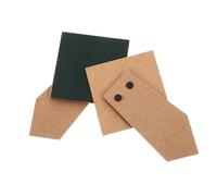 Abaodam Cavalletto Posteriore per Cornici 2 Pezzi Supporto Diagonale 14,5 CM in Cartone Nero per Esposizione Tavolo e Montaggio a Parete