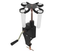 Abaodam Centrifuga per Portatile e Plastica Leggera Manuale Nera di Uso Laboratorio Scolastico, per Studenti Scuola Media e Superiore All'aperto