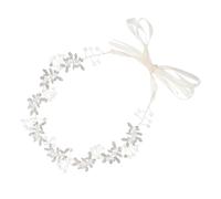 Abaodam Cerchietto da Sposa Cristalli e Pietre Lucenti Argento in Lega, Accessorio Delicato per Chioma da Matrimonio e Occasione Speciale