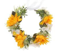 Abaodam Cerchietto per Chioma Sposa Girasole Regolabile Decorativo in Stoffa e Ferro per Matrimonio e Abbigliamento Quotidiano Lavorazione Eccellente