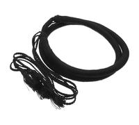 Abaodam Cerchietto Treccia e Nappine Shemagh in Lana Nera per Chioma Dubai Versatile Uomini per Feste e Vita Quotidiana