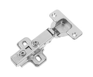 Abaodam Cerniera Autoscarricante in Acciaio Inox Buffer Idraulico | Finitura Argento, Struttura Ispessita e Nascosta, per Ante senza Telaio, Mobili Bagno