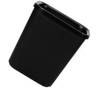 Abaodam Cestino per Rifiuti in Plastica Nero senza Coperchio Capacità Ragionevole, Design Semplice e Professionale per Soggiorno e Hotel