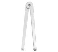 Abaodam Chiave a Pappagallo in Acciaio Argento Regolabile per Smerigliatrice Angolare Resistente e Facile da Usare per Professionisti, Compatibile Modelli