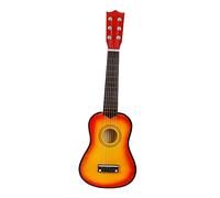 Abaodam Chitarra Folk A 6 Corde Per Principianti 21 Pollici Acustica Per Bambini Look Vintage Al Tramonto Include Corde E Accordatore Per La Famiglia