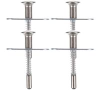 Abaodam Chiusure a Stantuffo Caricate a Molla 4 Pezzi per Culla e Lettino, Perni Molla per Lettino, Kit di Riparazione per Zanzariere, Ferramenta per Mobili, Adatto a Ragazzo Ragazza