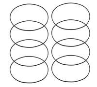 Abaodam Cinghie in Gomma Quadrate per Lettore Cassette e Dvd 20 Pezzi 1,5 Mm 110-145 Mm Cinghie di Trasmissione per Registratori a Nastro D'epoca e Giradischi per Riparazione