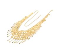 Abaodam Cintura da Donna Stile Tradizionale con Pendenti Monete e Nappe Cintura Multilivello in Metallo Leggera per Danza del Ventre e Feste Accessorio Moda Vita Elegante e Confortevole