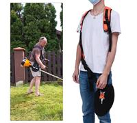 Abaodam Cintura Imbottita per Trimmer con Spallacci Cinghia per Decespugliatore e Pruner Comfort e per La Fatica Spalle Accessorio per Giardinaggio e Taglio