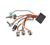 Abaodam Circuito Preamplificatore per Basso Attivo Gu244 Cablaggio per Controllo Tono Chitarra e Basso Accessorio Durevole per Musicisti e Amanti della Musica Facile da Installare