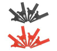 Abaodam Clip Coccodrillo per Batteria 30a in Rame Presa a Molla Ampia 8 Pezzi per Circuiti Elettrici Fai da Te e Uso Professionale