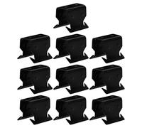 Abaodam Clip Deflettore Vento e Pioggia per Finestrini Auto, 10 Pezzi in Metallo, Clip di Fissaggio Canale Deflettore per Veicoli Modello Popolare, Protezione Pioggia e Installazione