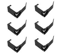 Abaodam Clip per in Abs Nero Porta Contanti per Registratori di Cassa Accessorio Versatile 8 Pezzi Fermasoldi Cassetto Uso Commerciale