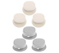 Abaodam Clip per Sacco della Spazzatura 6 Pezzi, Morsetti Rotanti Antiscivolo in Plastica Resistente per Bidoni da Cucina e Giardino, Fermagli Compatti per Fissaggio Sacchetti