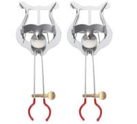 Abaodam Clip per Spartiti Musicali per Tromba e Lira da Marcia 2 Pezzi Supporto a Morsetto Resistente e Antiscivolo Accessorio Musicale per Corno Baritono per Esercitazioni e