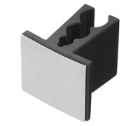 Abaodam Clip Porta Microfono Quadrata in Plastica Supporto Compatto per Microfoni con Clip Adesiva Accessorio Leggero per Registrazioni Discorsi e Trasmissioni in Diretta