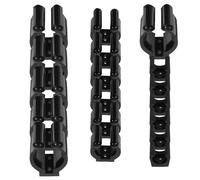 Abaodam Clip Porta Stecche da Biliardo e Portacanne da Pesca a Parete, Morsetti in Plastica Resistenti per Stoccaggio Verticale, Set da 18 Pezzi Supporto Multifunzionale per