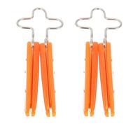 Abaodam Clip Strumento di Bellezza 2 Pezzi Arancia in Silicone per Modellare Naso Correttore per Raddrizzare e Sollevare Ponte Naso