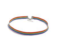Abaodam Collana alla Moda Arcobaleno Color Caramelle in Lega, Design Unico Colori Vivaci, Facile da Conservare e Adatta per Uso Prolungato, come Gioiello da Collo