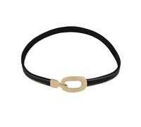 Abaodam Collana Choker Nera in Pelle Sintetica per Donna e Ragazza, Stile Elegante e Creativo, Collo Corto e Comodo per Festa e Banchetto