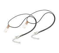 Abaodam Collana Ciondolo di Vetro Semi di Senape 2 Pezzi, Gioielli Religiosi Cristiani Bottiglia Miniatura, Medaglione Ispiratore per Battesimi e Cresime, Regalo Spirituale Unisex