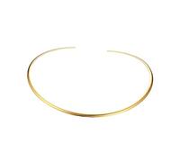 Abaodam Collana Girocollo D'oro da Donna Colletto, Choker Bavaglino in Acciaio Inox, Accessorio Moda per Cosplay, Abbigliamento Casual e Feste, Design Confortevole e Ipoallergenico