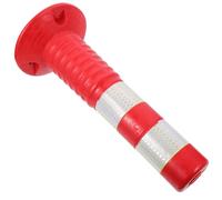 Abaodam Colonna di Avvertimento Stradale Riflettente 450mm, Palo di Isolamento Traffico Anticollisione Resistente Elasticità, per Segnalazione e Sicurezza in Parcheggi e Cantieri