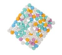 Abaodam Colori Sabbia Imitazione Porcellana Sensoriale Sabbia Colorata Pietre Lisce per Attività Creative Indoor e Outdoor Pellets per Tavolo Sensoriale