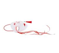 Abaodam Completa Stile Cinese Dipinta Mano per Cosplay Feste Halloween Carnevale Maschera Decorativa per Teatro Party Abbinamento Hanfu Accessori Costume Festa Antica Retrò