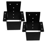 Abaodam Connettori per Pergola e Ringhiera da 4X4 Pollici in Acciaio Inossidabile, Kit Staffe per Gazebo da Esterno, Montaggio a Parete per Spazi Esterni e Terrazzi