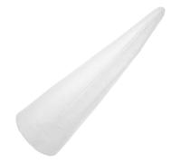 Abaodam Cono in Schiuma Bianco per Lavoretti Creativi, 39x13x12,5 Cm | Forma Conica, Tagliabile, Levigabile, Incollabile e Appuntabile, per Composizioni Floreali e Progetti Scolastici