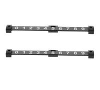 Abaodam Contatori di Punteggi per Calcio Balilla in Materiale Pp Resistente, Set da 2 Piccoli Segnapunti Neri per Tavolo da Calcetto, Accessori per Giochi da Calcio Balilla e Tabellone