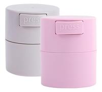 Abaodam Contenitore per Adesivo Ciglia 2 Pezzi in Ps Resistente per Conservazione Sigillata, per Famiglie e Viaggi, Mantiene Fresco e Protegge la Colla per Extension Ciglia