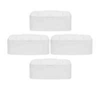 Abaodam Contenitore Porta Salviettine Umidificate con Coperchio Sigillante, Set da 4 Pezzi, Dispenser Portatile Riutilizzabile per Ragazzo Ragazza, Mantiene Freschezza e Umidità,