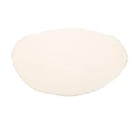 Abaodam Copertura Forma Rotonda per Tamburo Africano in Pelle di Capra Beige Resistente All'usura Adatta per Tamburo Bufalo, per Rituali e Pratiche