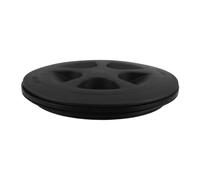 Abaodam Copertura per Boccaporto Rotonda Chiusura Rotante in Plastica Nera da 6 Pollici Resistente alle Intemperie per Kayak e Barche da Pesca Marine
