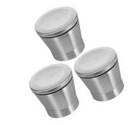 Abaodam Copertura per Macina Pepe Manuale in Acciaio Inossidabile 3 Pezzi Design Portatile per Sostituzione Tappi Mulino Sale e Spezie