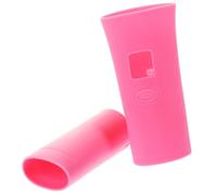 Abaodam Copertura Protettiva in Silicone Antiscivolo per Microfono Sleeve Protettore Manico Microfono U- Custodia Protettiva Rosa per Wireless Facile da Installare e Rimuovere per Ktv e