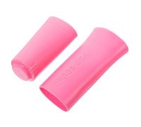 Abaodam Copertura Protettiva in Silicone Per Microfono Wireless, Custodia Antiscivolo Resistente Rosa, Accessorio Per Microfoni Ktv, Feste e Conferenze, Protezione Completa Mano e Superficie