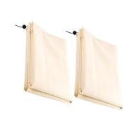 Abaodam Copertura Protettiva per Piante Non Tessuto 0,6x0,8 M Coulisse, Set da 2 Pezzi Color Beige, Resistente al Freddo per Giardino e Orto, Protezione Antigelo per Arbusti e Fiori