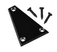 Abaodam Copertura Truss Rod per Chitarra e Basso Elettrico Custodia Triangolare in Plastica Nera 3 Viti Accessorio Sostitutivo Compatto per Riparazioni e Manutenzione Strumenti Musicali