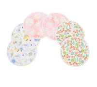 Abaodam Coppette Assorbilatte Lavabili in Fibra di Bambù, Morbide e Traspiranti, Confezione da 6 Pezzi per Allattamento Materno Design Delicato Stile Casuale