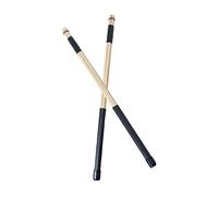 Abaodam Coppia per Tamburo in 40 Cm Nere, Set da 2 Pezzi, Spazzole per Batteria Jazz e Folk, Adatte per Esibizioni Acustiche a Basso Volume