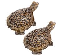 Abaodam Copribulloni per Wc in Ceramica Stile Animale 2 Pezzi Tappi Decorativi e Protettivi per Bulloni da Bagno, Adatti per Giardino e Negozio