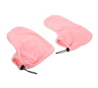 Abaodam Copripiedi Riscaldante in Paraffina Elastico, Fascia per Bendaggio Piedi Lavabile e Riutilizzabile, Trattamento Spa per Cura Pelle e Terapia Calda Piedi, 1 Paio Rosa Chiaro