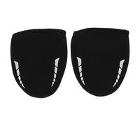 Abaodam Copriscarpe Ciclismo Termici in Neoprene Elastici Nero Antivento Riflettenti per Mountain e Road Shoes Protezione Invernale per Ciclismo Notturno 1 Paio
