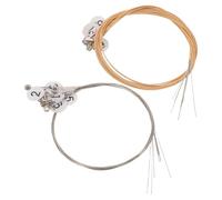 Abaodam Corde di Ricambio in Acciaio Dorato per Arpa Lyra Corde Metalliche Resistenti con Numerazione per Facile Sostituzione Accessori per Manutenzione e Performance Musicali