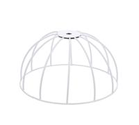 Abaodam Cornice per Plafoniera Fai da Te in Metallo per Lampada a Sospensione, Supporto per Lampadario Artigianale, Telaio per Paralume per Decorazioni Interne