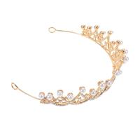 Abaodam Corona da Sposa Barocca Cristalli e Perle per Matrimoni Feste Principesse Eleganti Accessori per Chioma Donna