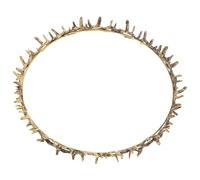 Abaodam Corona di Spine Metallizzata Unisex per Feste e Balli, Accessorio per Chioma Rinascimentale e Corona Decorativa Medievale per Donne e Uomini